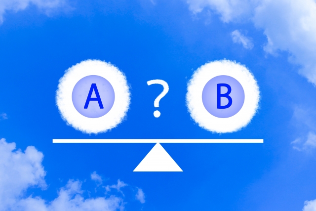 AorBの比較イメージ